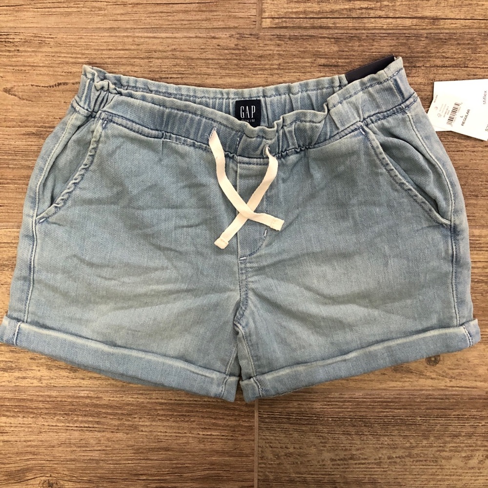 NWT Gap Denim Fantastiflex Girl Shorts size L